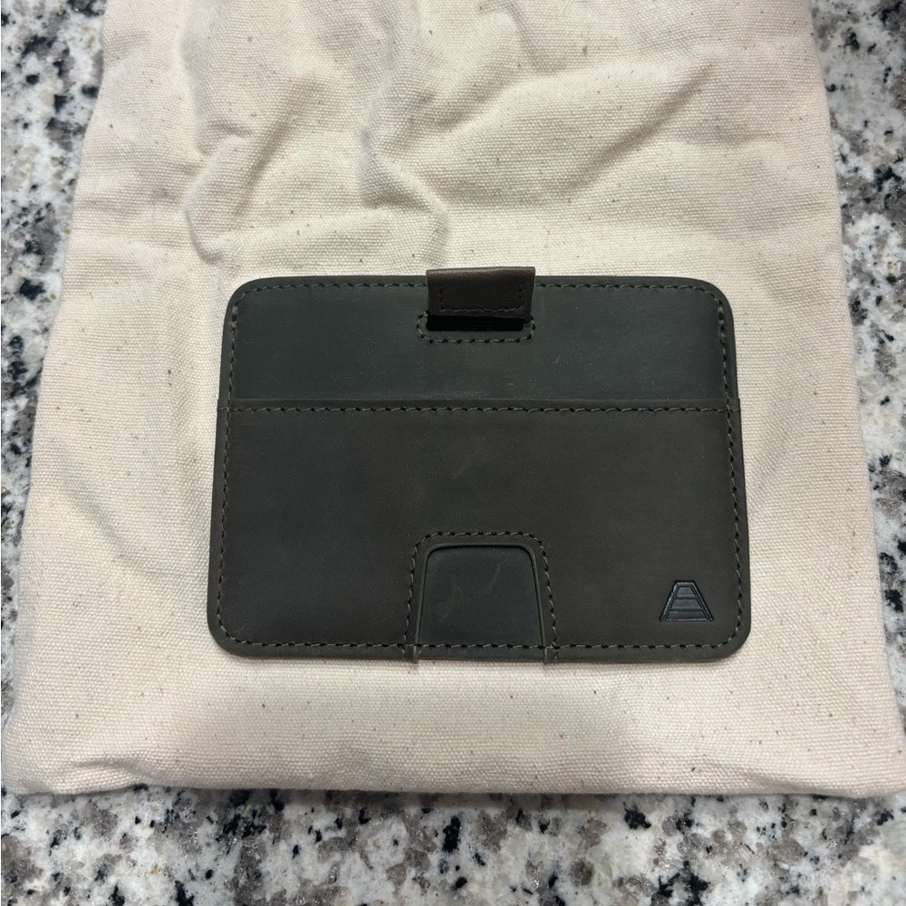 Andar The Turner Cardholder Olive Grey